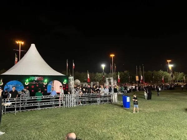 حضور جهادگران شرق پایتخت در محرم شهر 

