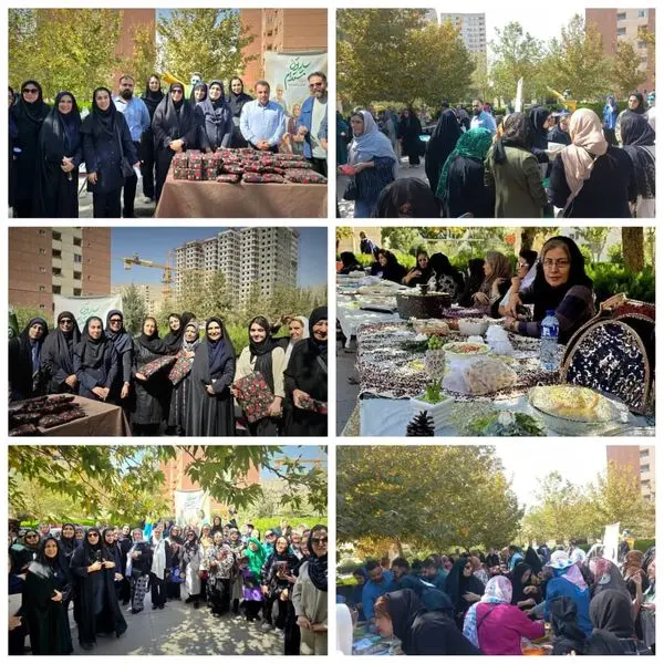 برگزاری جشنواره غذای سالم ویژه جهاندیدگان در بوستان مادر و کودک

