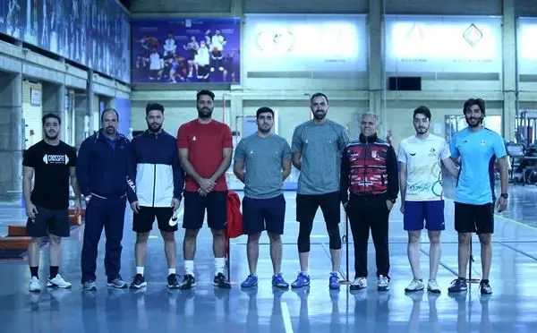 اعضای تیم ملی شمشیربازی اسلحه سابر در آزمون های آمادگی جسمانی حضور یافتند