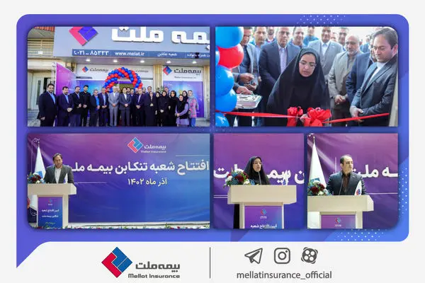 گسترش شعب و شبکه فروش در تمام مناطق کشور از مهمترین اولویتهای بیمه ملت است
