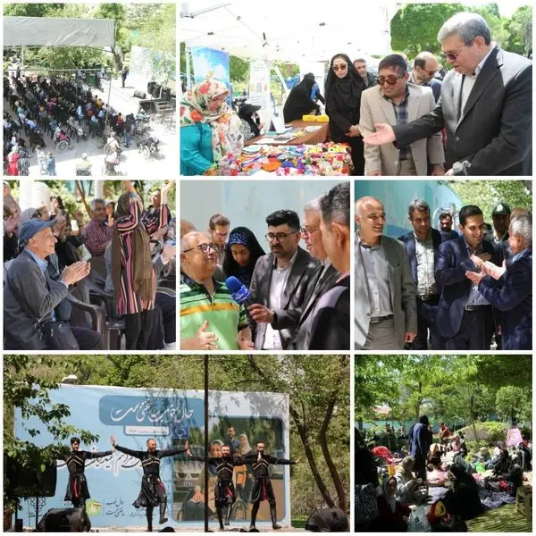 بوستان ۲۲ بهمن، صحنهای از شور و نشاط توانیابان شهر تهران