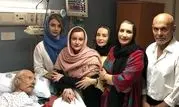 عیادت جمشید هاشم پور، نعیمه نظام دوست، فریبا کوثری و... از  جمشید مشایخی+عکس