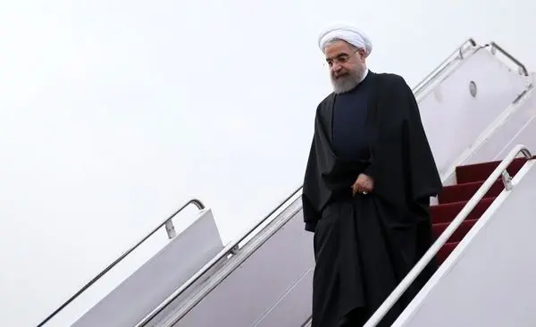 رئیس جمهور وارد رشت شد