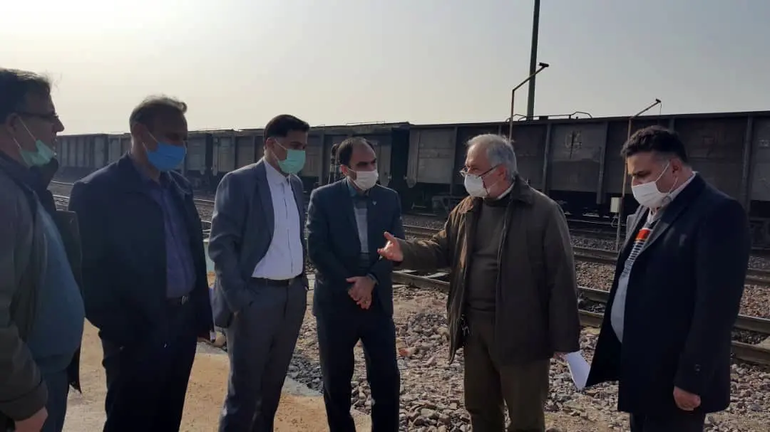 بازدید از محل سوختگیری ایستگاه گارمانوری راه آهن استان قم

