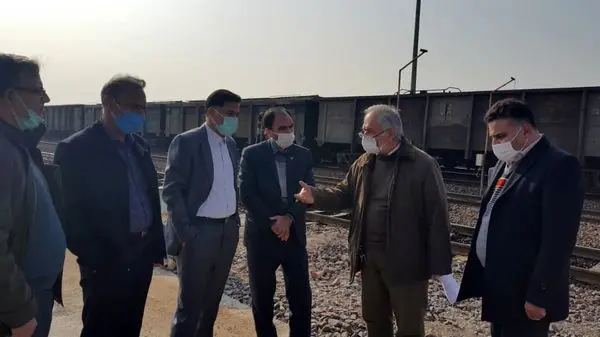 بازدید از محل سوختگیری ایستگاه گارمانوری راه آهن استان قم