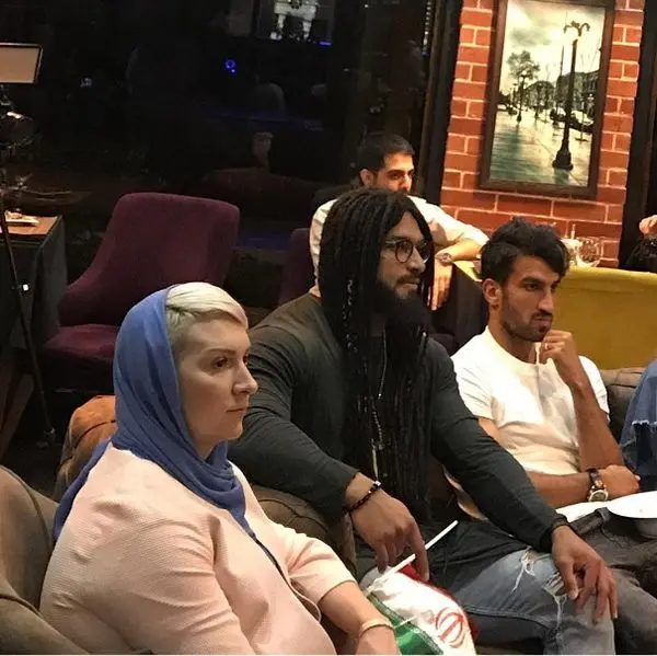 پیمان رجبی و همسرش با ظاهری عجیب و جدید! +عکس