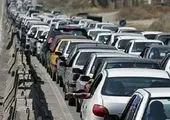 ترافیک سنگین در جاده‌های منتهی به کلان شهرها