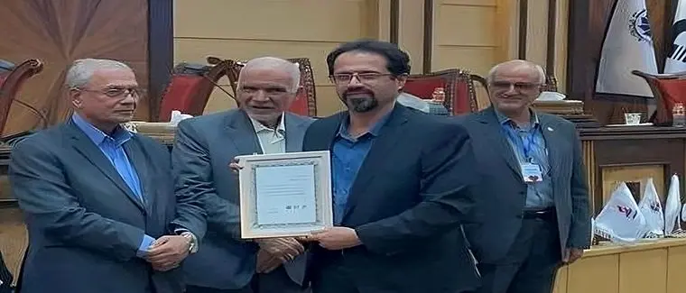 کسب دیپلم افتخار دستاورد مطلوب در محور تولید پایدار، بهره وری و محیط زیست توسط شرکت پازارگاد

