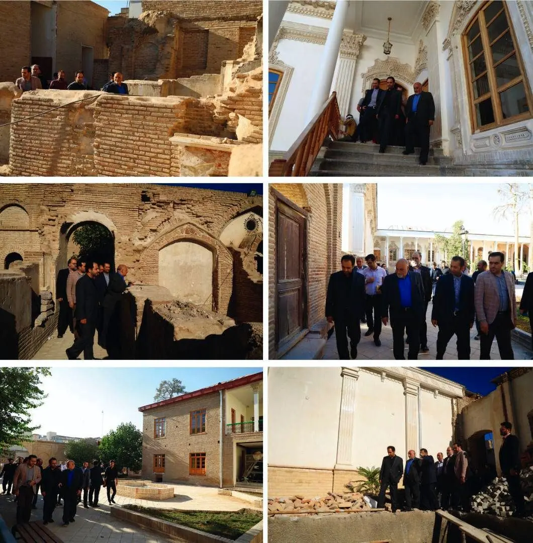 بازدید از روند مرمت و بازسازی خانه اتحادیه
