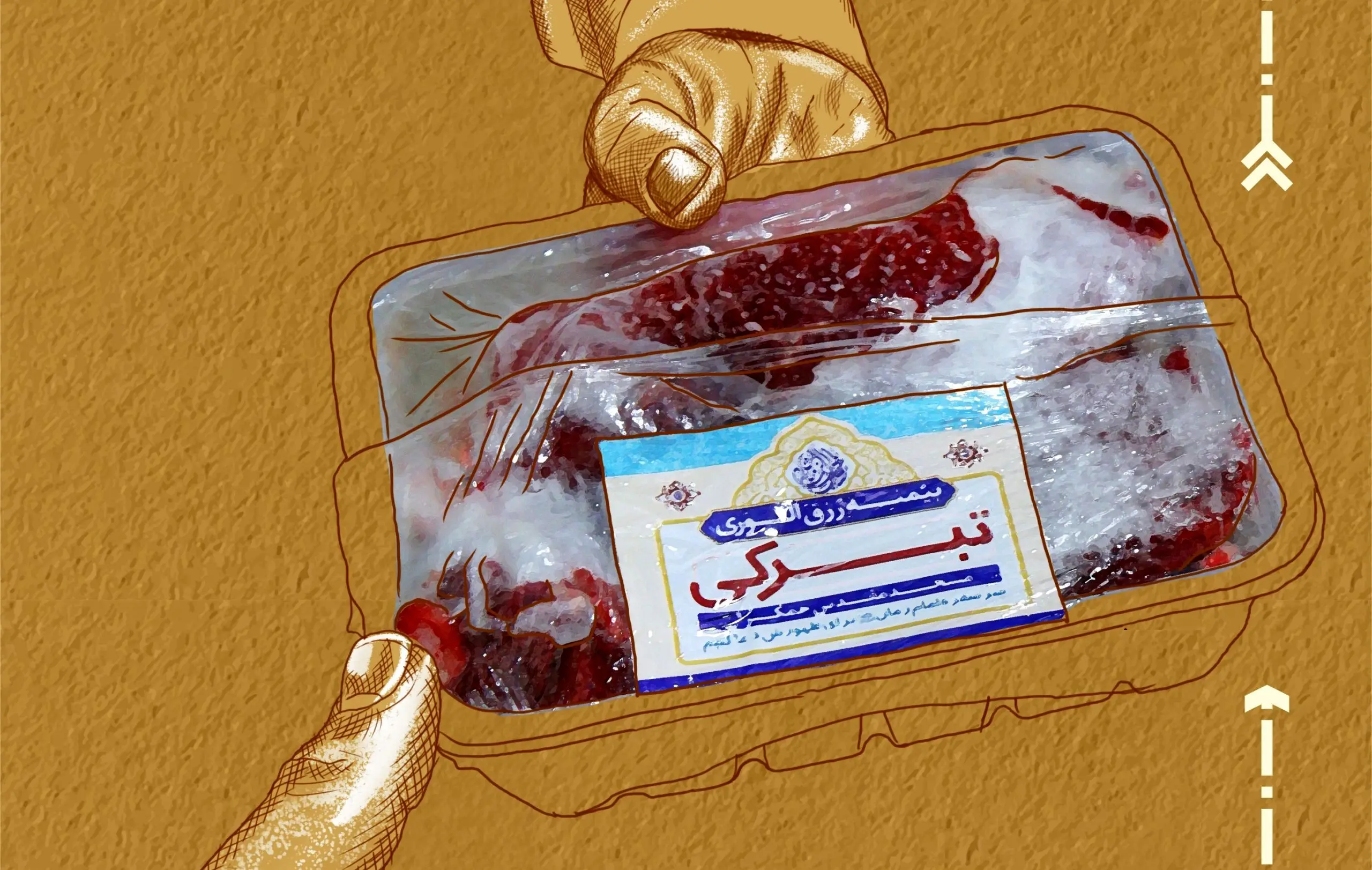  توزیع ۸۰ هزار بسته گوشت تبرکی در ۵ گام اول

