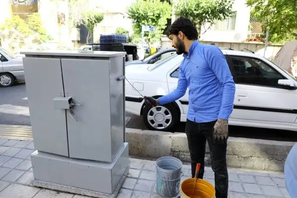 رفع بیش از ۲۴ هزار متر مربع از آلودگی های بصری در منطقه ۱۳

