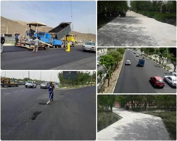 از رفع خطر چاله های بزرگراهی تا سنگفرش پردیس بانوان منطقه 15