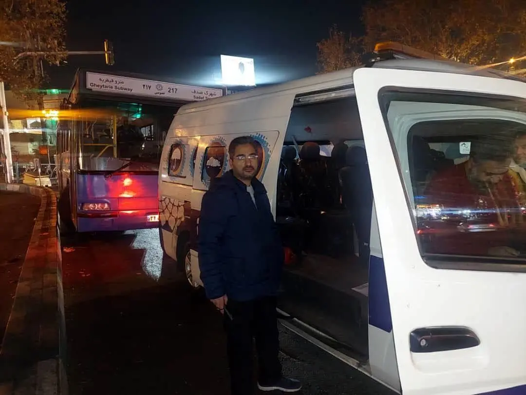 گشت های مرکز خدمات اجتماعی منطقه یک در شب های زمستانی 

