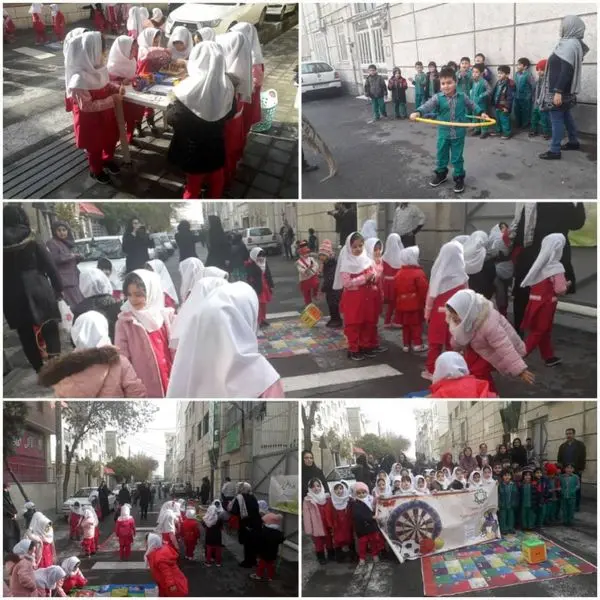 برگزاری بازی های خیابانی در منطقه ۹