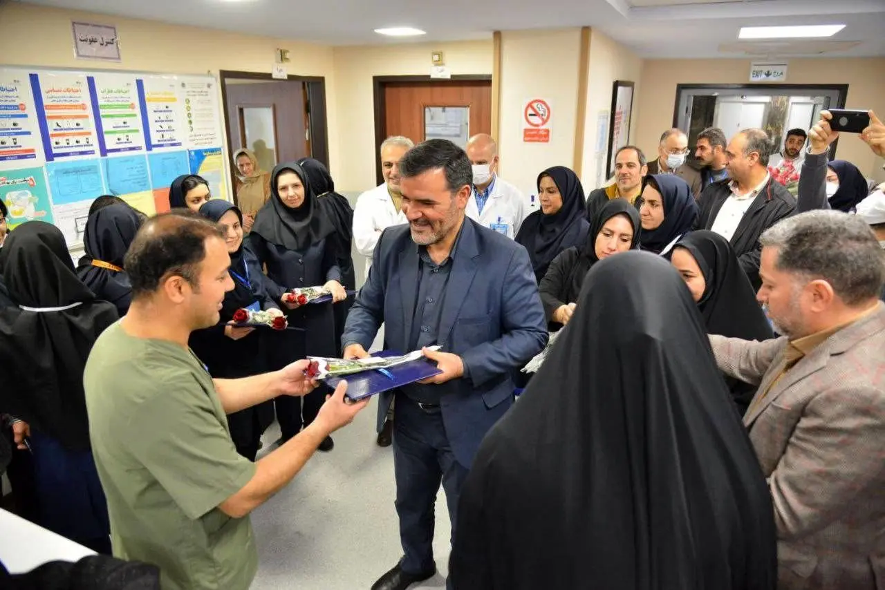 پرستاران بیمارستان مسیح دانشوری تقدیر شدند

