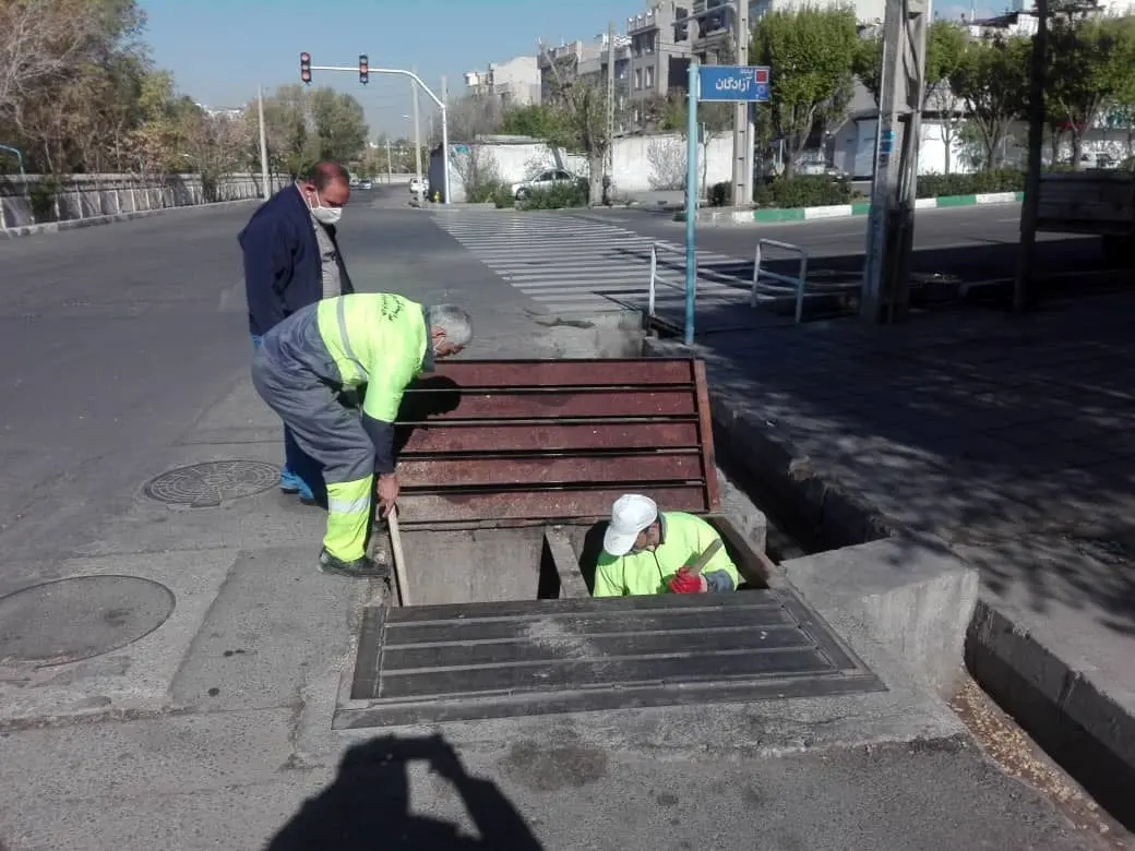  نظافت و شستشوی معابر شمال شرق پایتخت

