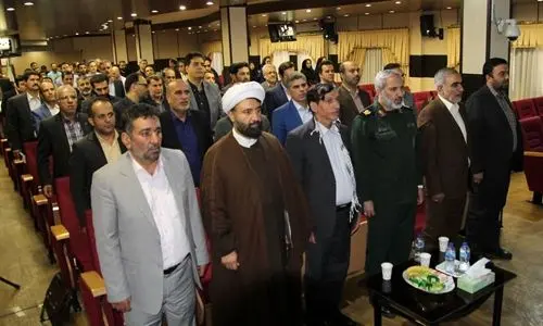 مراسم گرامیداشت هفته دفاع مقدس در پستبانکایران برگزارشد