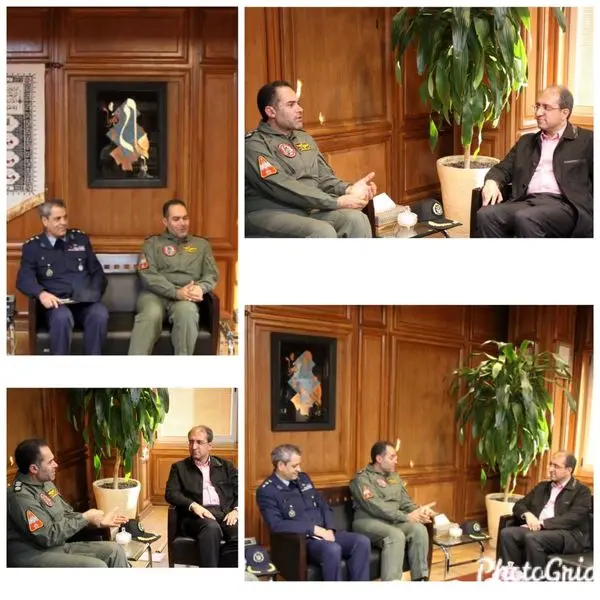 دیدار شهردار منطقه۹ با فرمانده دانشگاه هوایی شهید ستاری