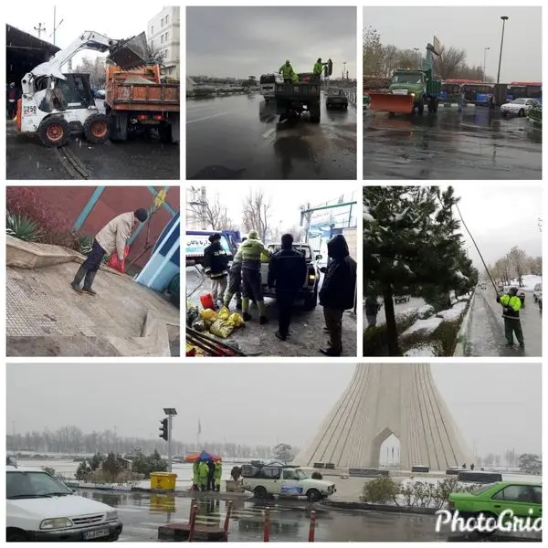 آماده باش کامل ایستگاه های برف روبی منطقه۹ برای خدمات رسانی هر چه بهتر به شهروندان

