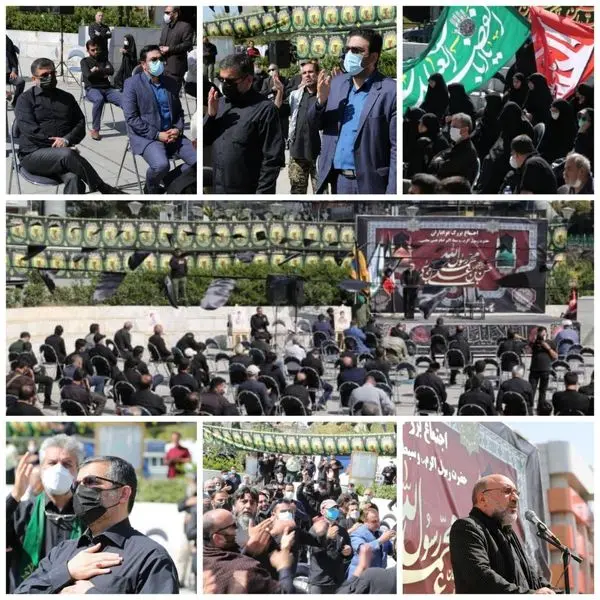 اجتماع عزاداران در پلازای شهدای هفتم تیر

