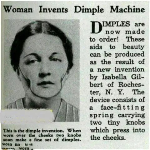 دستگاهی که لپ ها را چال می کند!+عکس