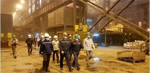 بازدید از روند پیشرفت پروژههای شرکت فولاد خوزستان