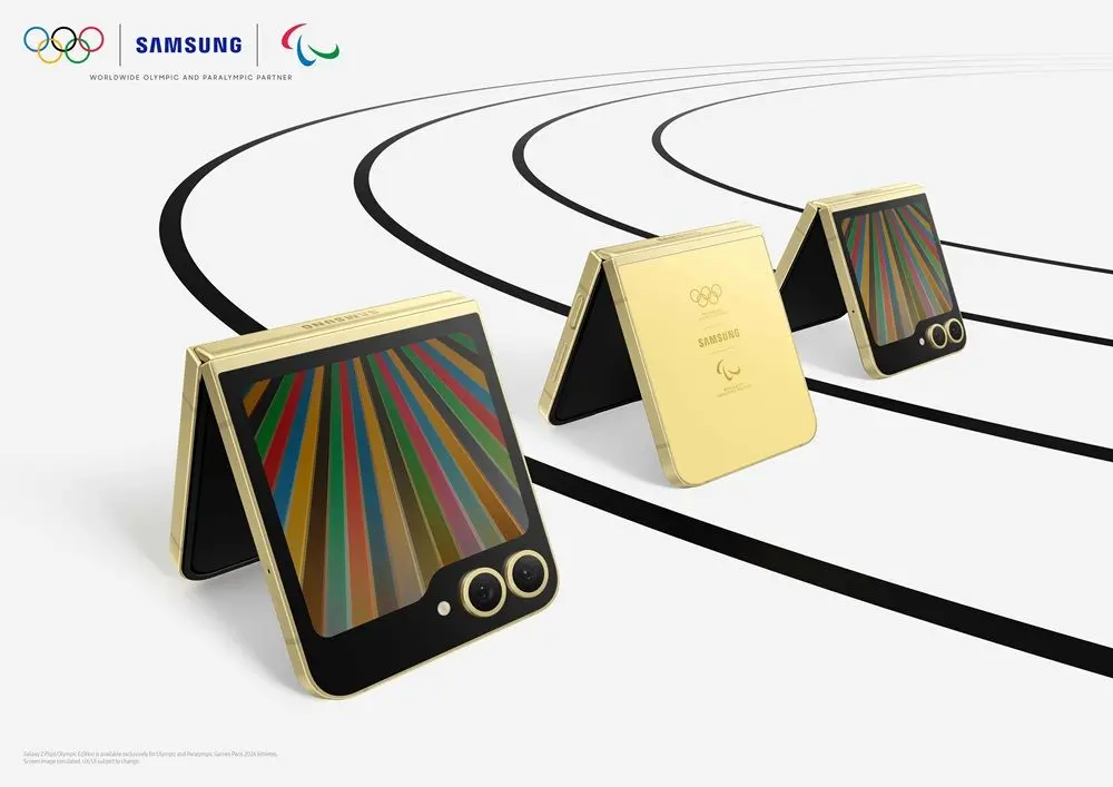 سامسونگ از نسخه ویژه Galaxy Z Flip6 برای المپیک 2024 پاریس رونمایی کرد