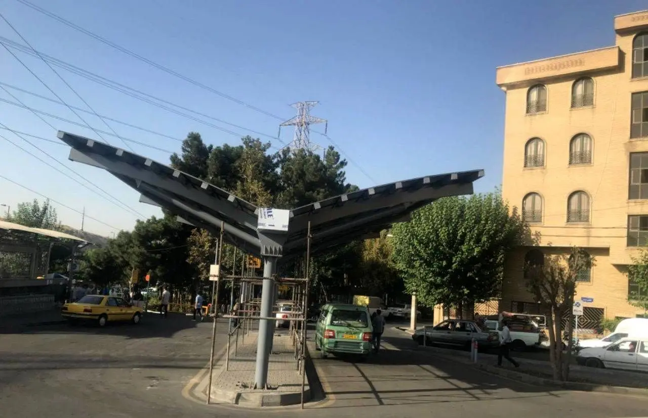 مسقف سازی پایانه تاکسیرانی شهید کلاهدوز 

