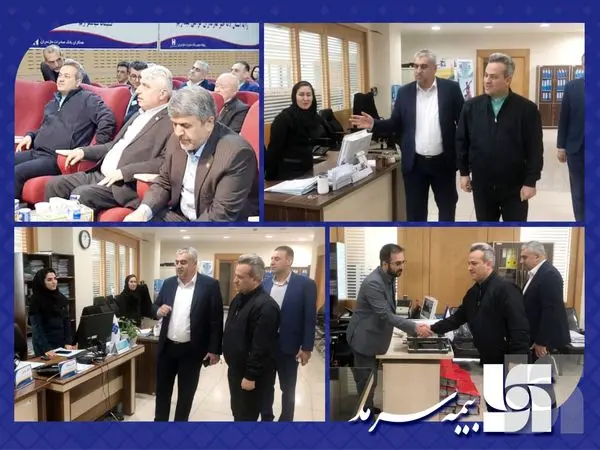 بازید مدیرعامل بیمه سرمد از شعبه استان مازندران