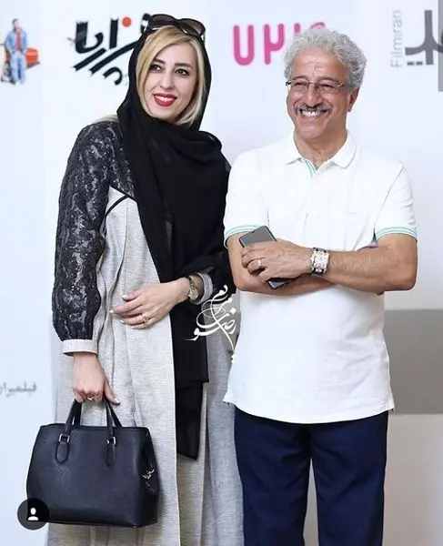 علیرضا خمسه و همسر جوانش+عکس