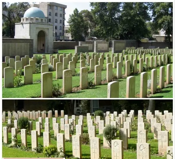 گورستان متفقین در تهران+عکس