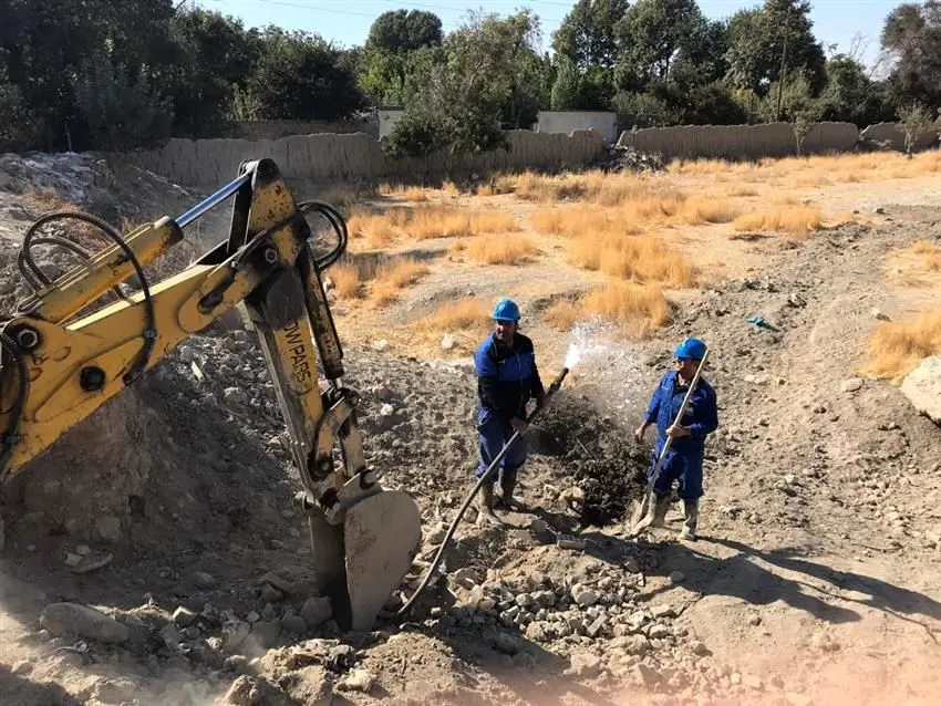 شناسایی یک انشعاب غیرمجاز آب در شهریار