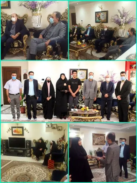 تجلیل شهردار منطقه۲۱ از "خانواده شهید محمدتقی ارغوانی"