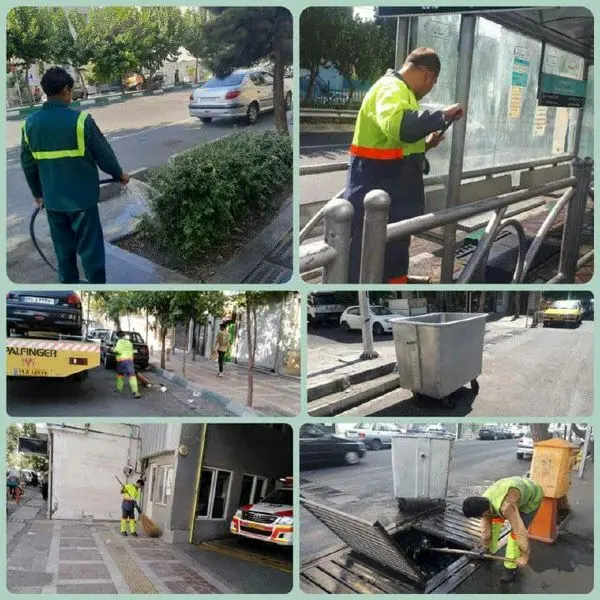 ‍ اجرای طرح ویژه نگهداشت شهر در تعطیلات  کرونایی در منطقه ۱۰ 

