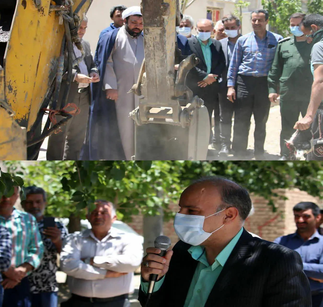 طرح آبرسانی به 28 روستای شهرستان ساوه کلنگ زنی شد