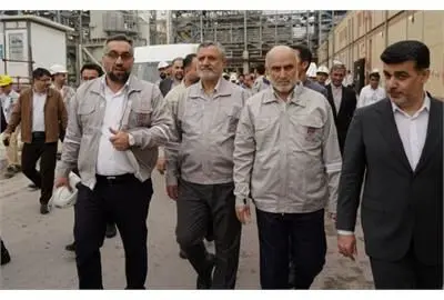 بازدید وزیر کار از پروژه توسعه پلیمر پاد جم