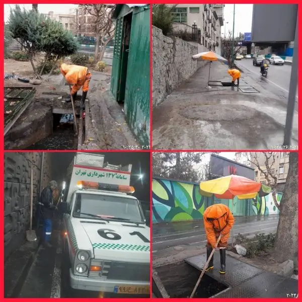 استقرارکارگران در نقاط حادثه خیر و حضور میدانی عوامل اجرایی