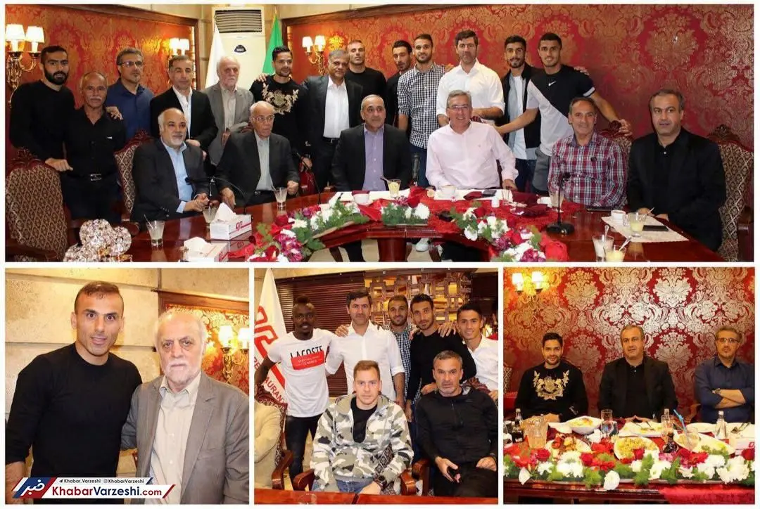 پرسپولیسی‌ها در ضیافت ناهار باقری + عکس