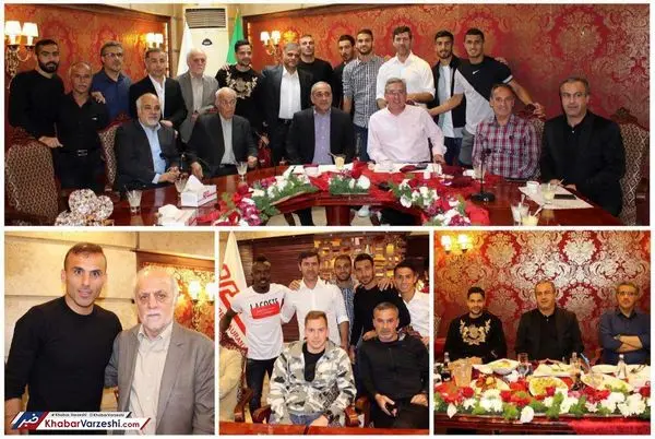 پرسپولیسیها در ضیافت ناهار باقری + عکس