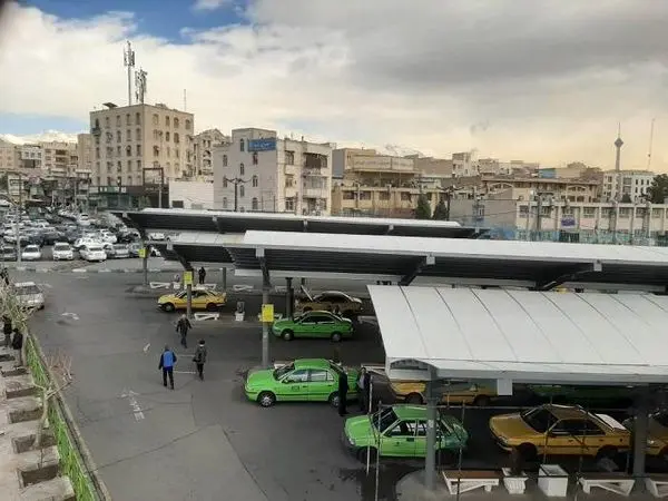 پایانه تاکسیرانی سازمان آب مسقف  شد

