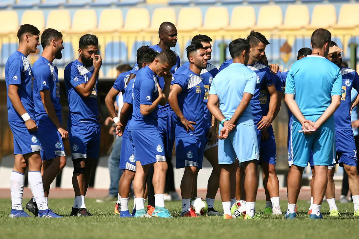 گزارش تصویری تمرین استقلال