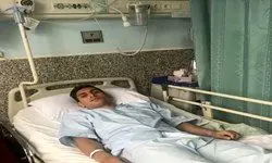 بازیکن جوان تراکتور دست خود را جراحی کرد