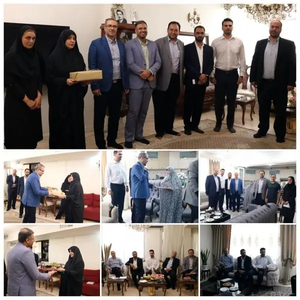 تکریم شهردار منطقه۶ از خانواده معظم شهیدان دفاع مقدس