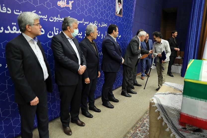 پیشکسوتان دفاع مقدس بانک ملی ایران تجلیل شدند