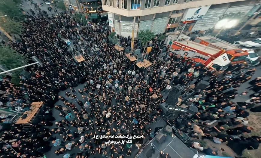 بزرگ‌­ترین سوگواری مردمی شرق تهران برگزار شد

