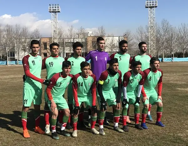 ترکیب تیم فوتبال جوانان در دیدار با نساجى