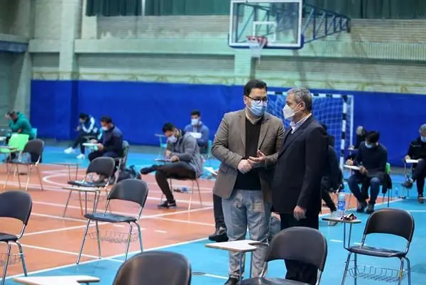 بازدید دبیرکل کمیته ملی المپیک و سرپرست آکادمی ملی المپیک از محل آزمون‌های ورودی دوره مربیگری بدنساز