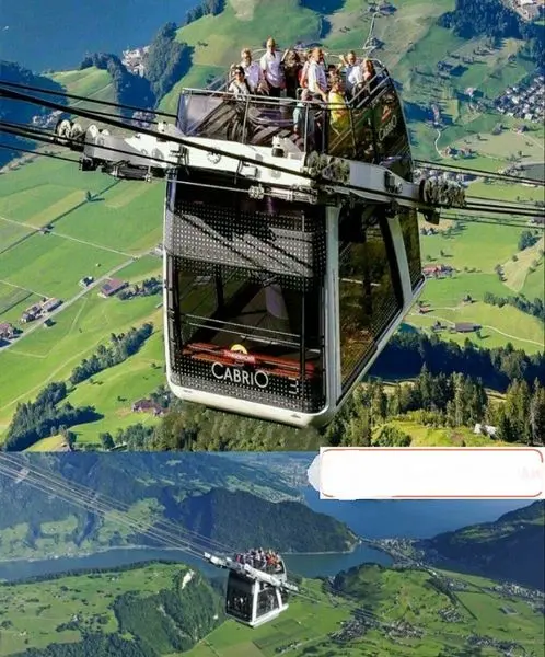 اولین تله کابین دوطبقه جهان در سوئیس!+عکس
