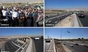 آیین افتتاح دسترسی شمال به جنوب بزرگراه آیت‌الله سعیدی