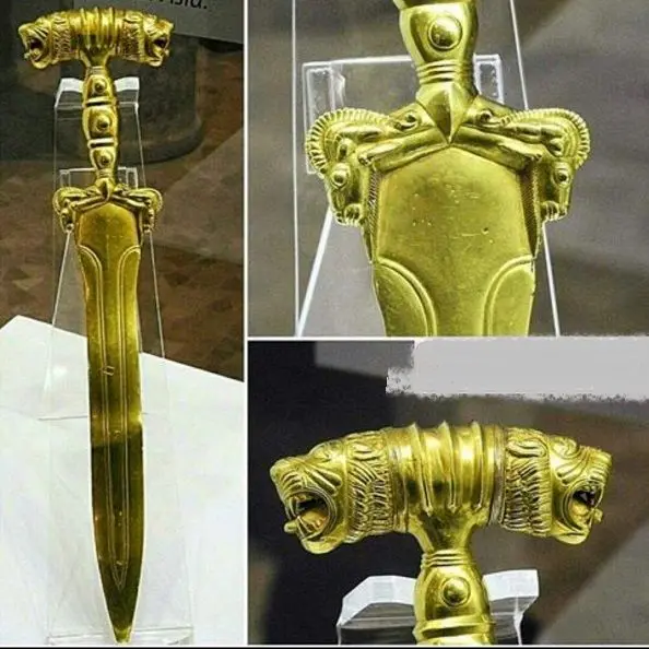 شمشیر هخامنشی از جنس طلاى ناب+عکس